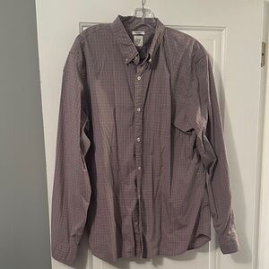 GAP Men's Casual Button Down Shirt in Deep Purple